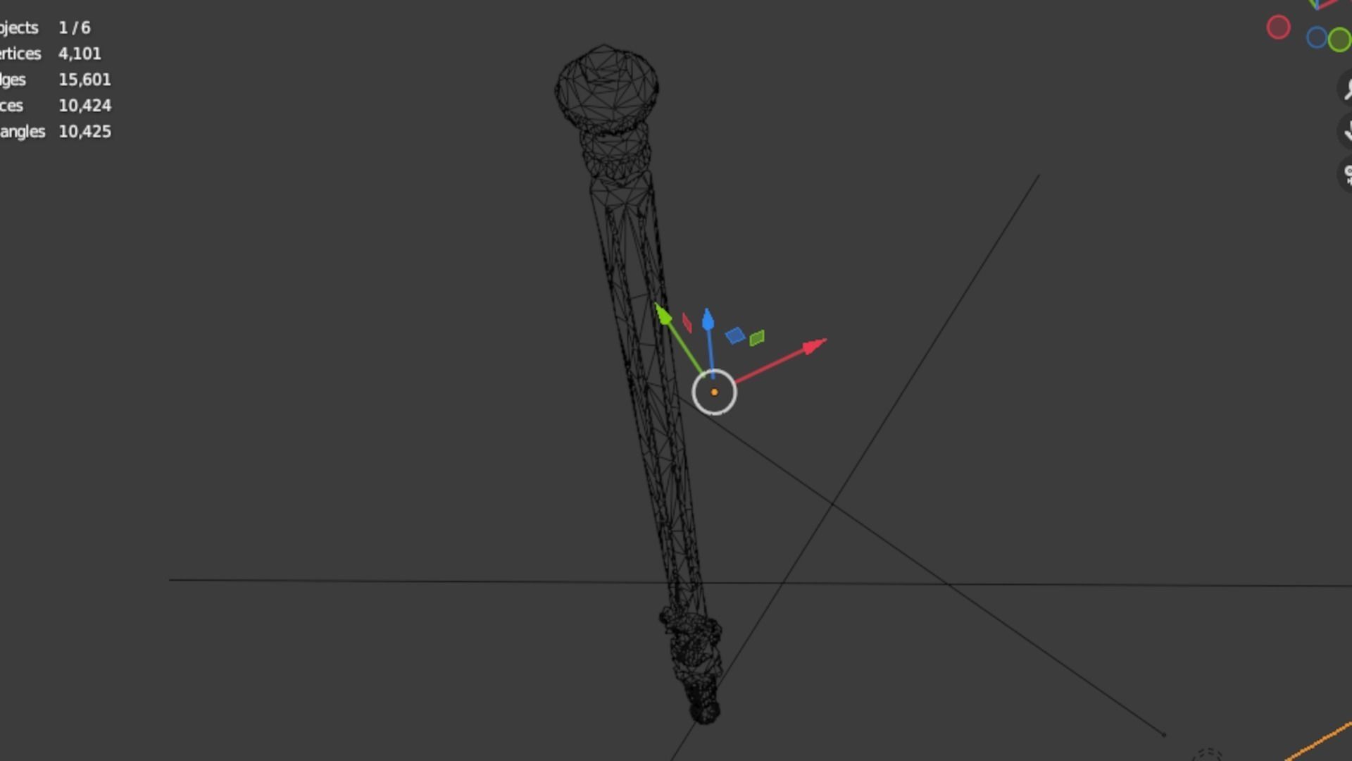 Classic carved decor ornament 409  3D model_5