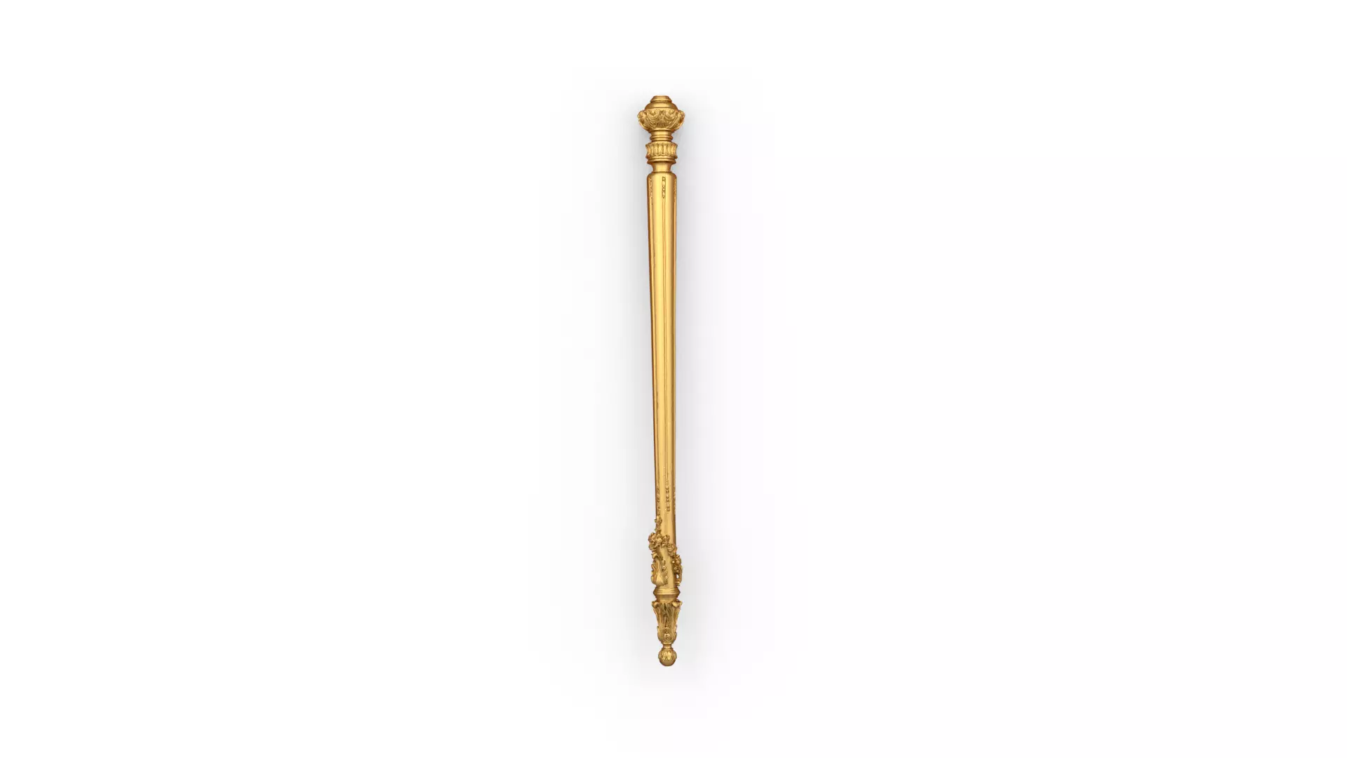 Classic carved decor ornament 409  3D model_0