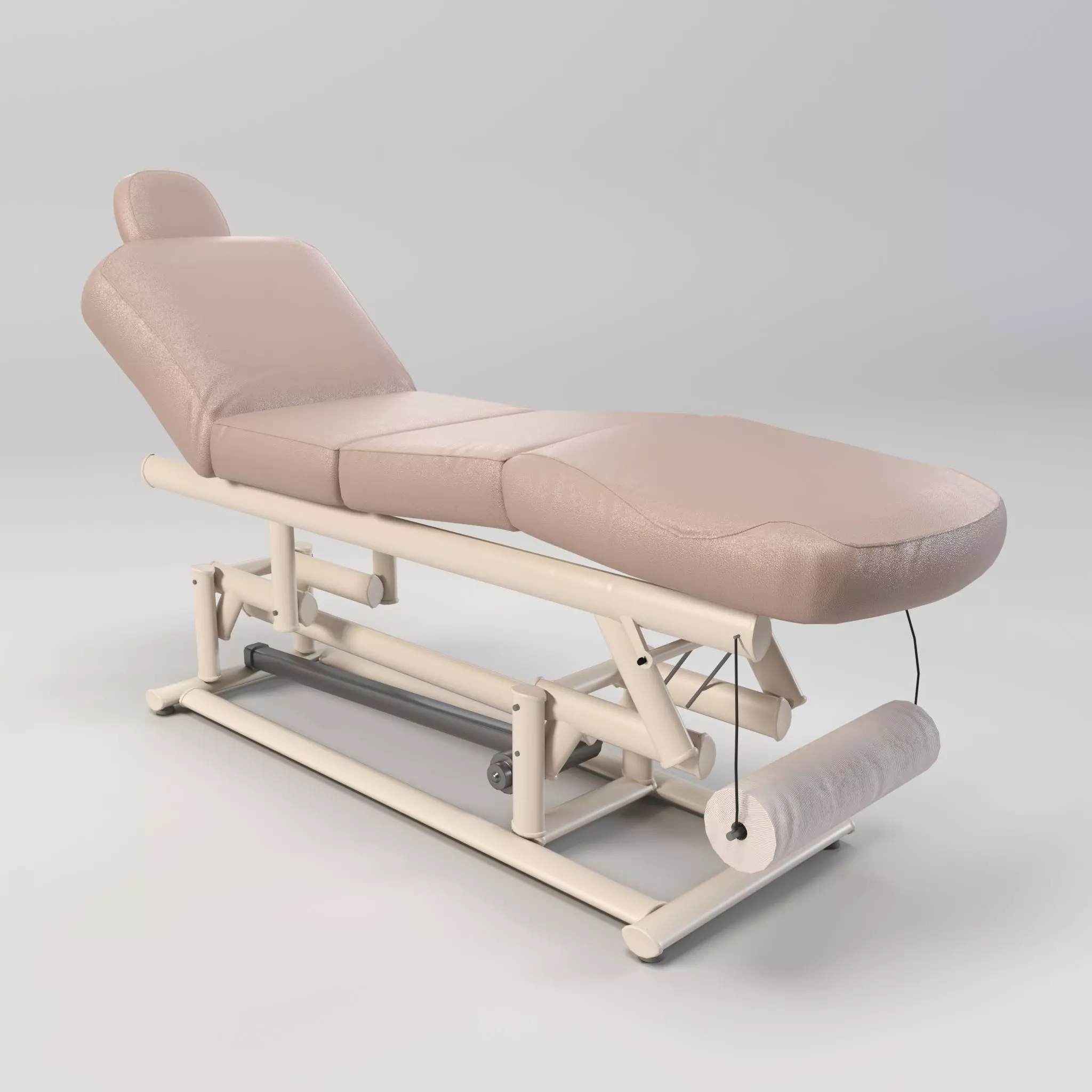 Electric functional adjustable massage and spa table Low-poly 3D model