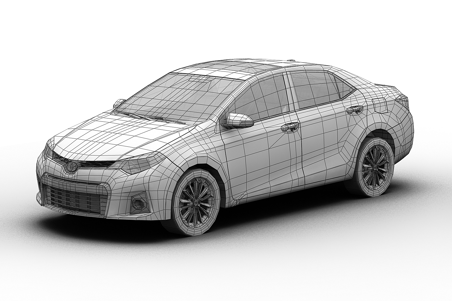 2014 Toyota Corolla 3D model_7