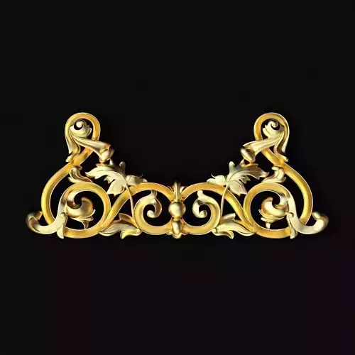 Central decor ornament for furniture