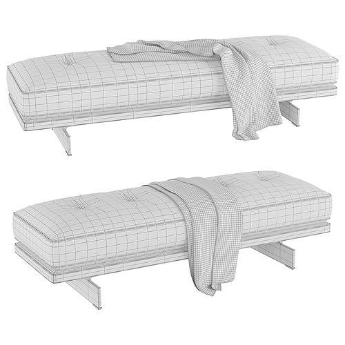 Bench Dylan 3D model 2