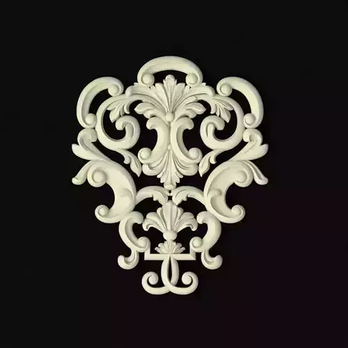 Central decor ornament for furniture