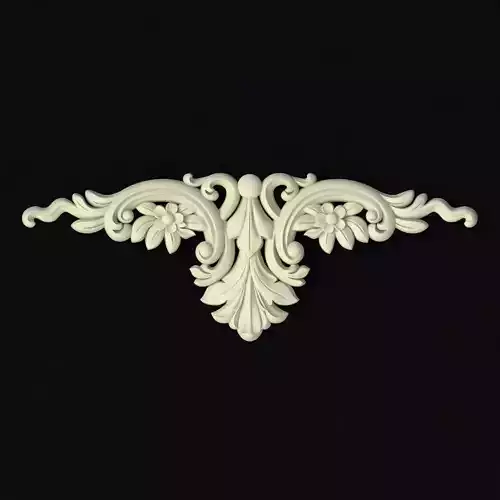 Central decor ornament for furniture