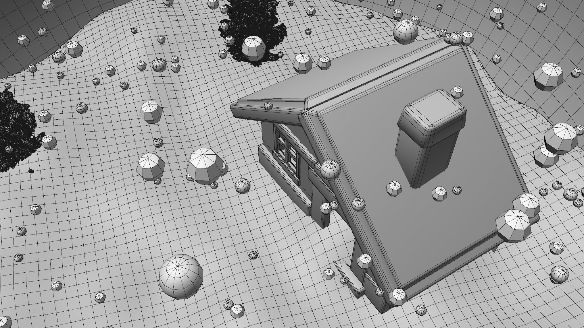 Snowglobe christmas Animated - Octane 3D model_6