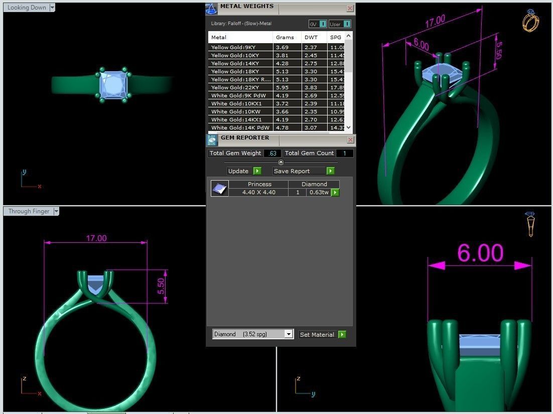 15 rings 3D print model_19