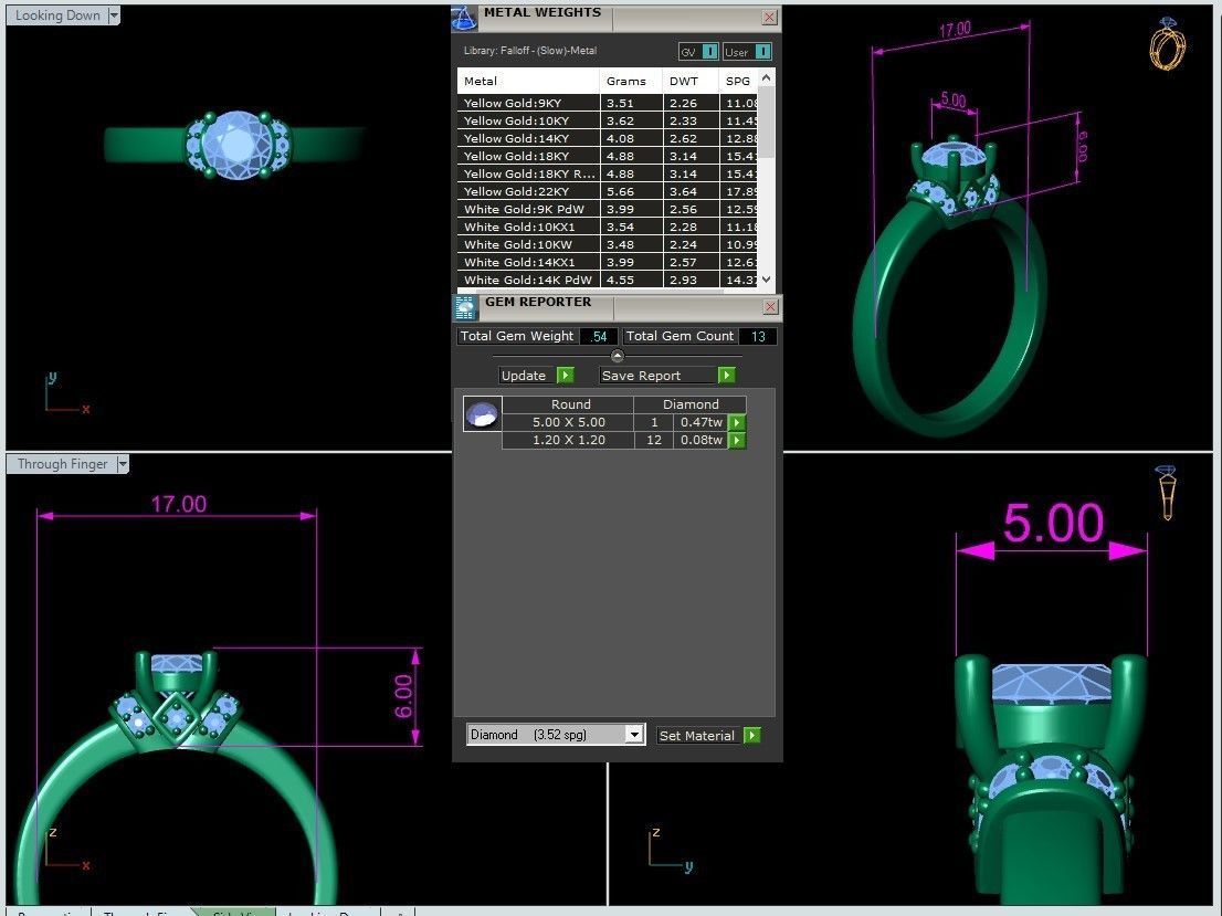 15 rings 3D print model_29