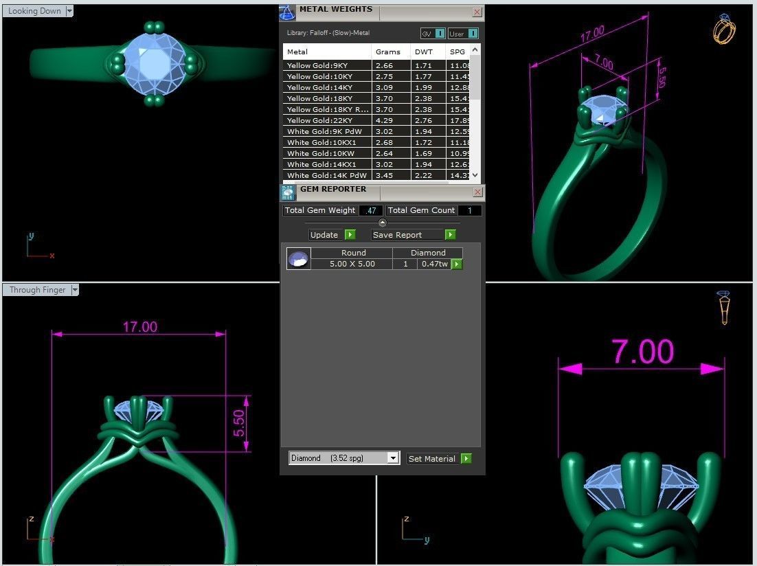 15 rings 3D print model_30