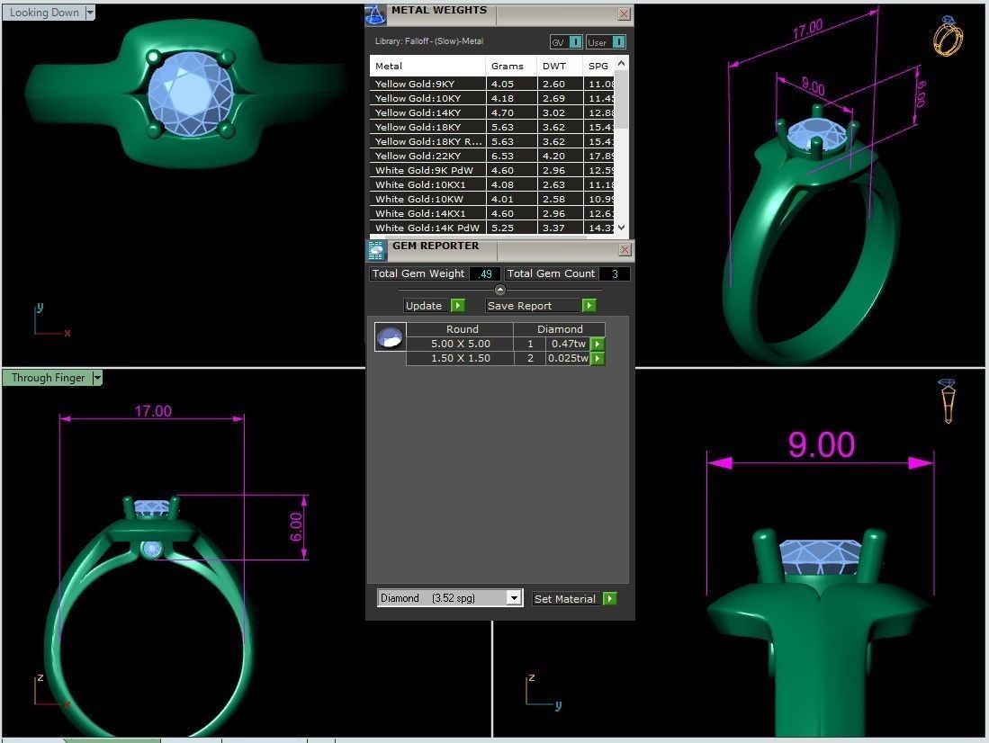 15 rings 3D print model_18