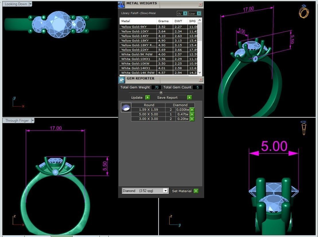 15 rings 3D print model_22