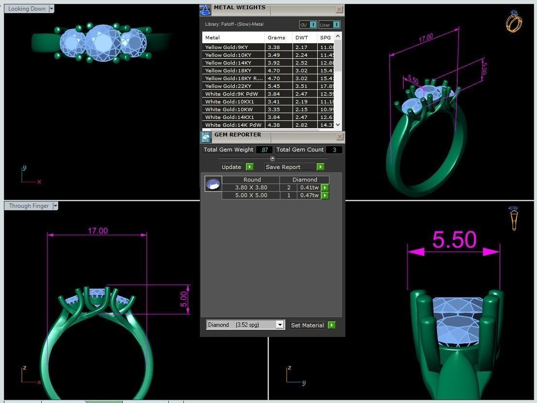 15 rings 3D print model_17