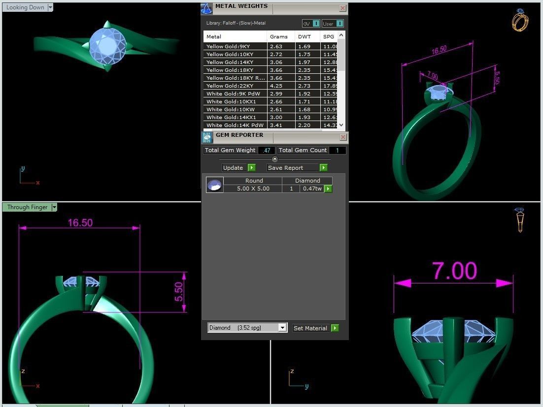 15 rings 3D print model_24