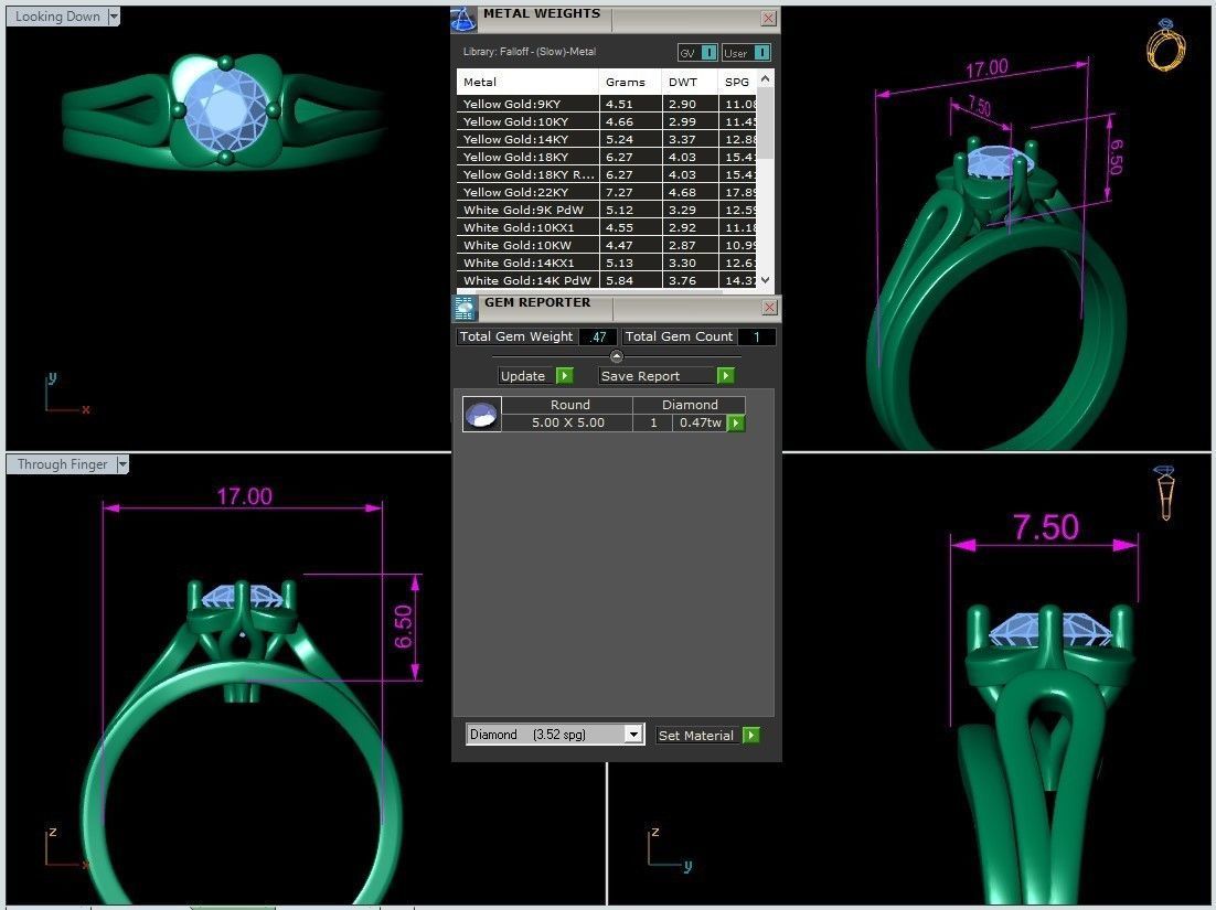 15 rings 3D print model_25