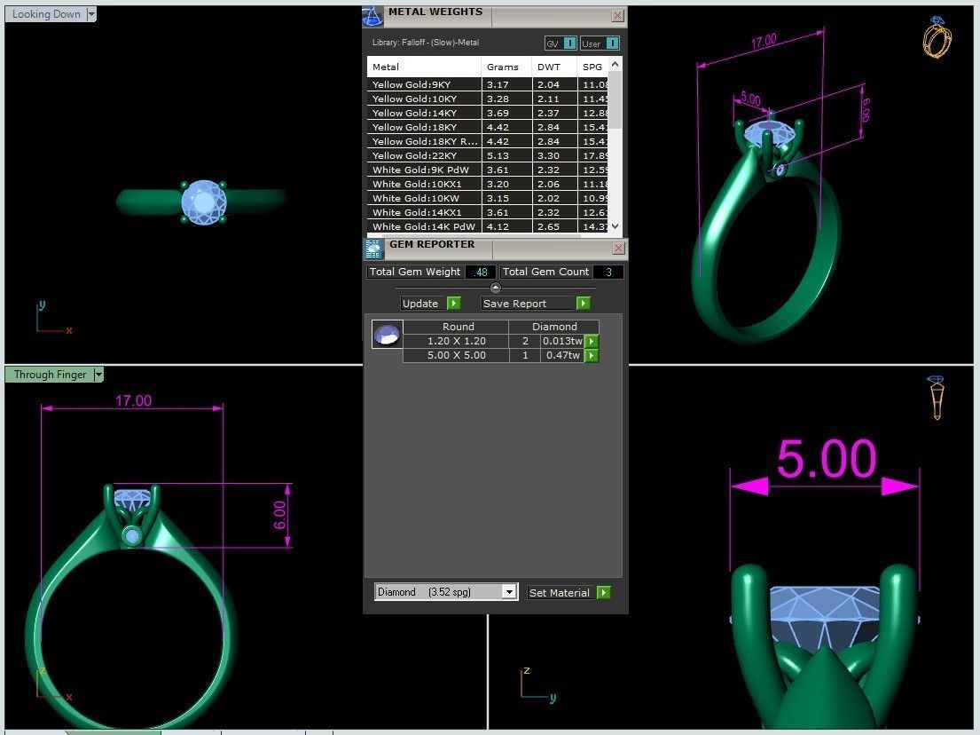 15 rings 3D print model_21