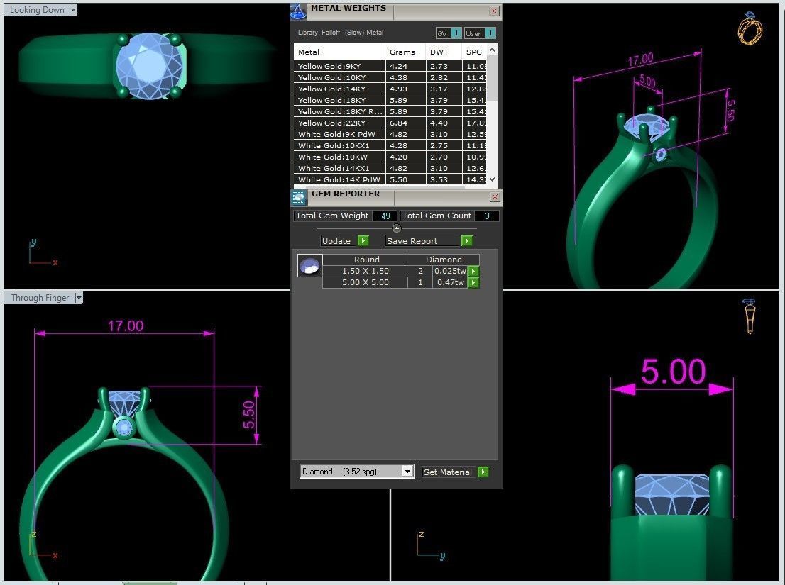 15 rings 3D print model_28