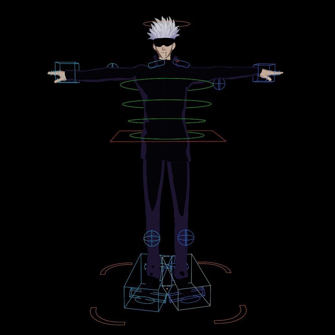 Gojo Satoru 3D model_7
