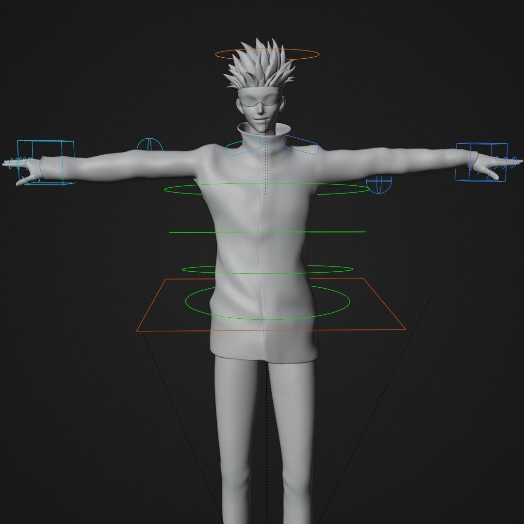 Gojo Satoru 3D model_8