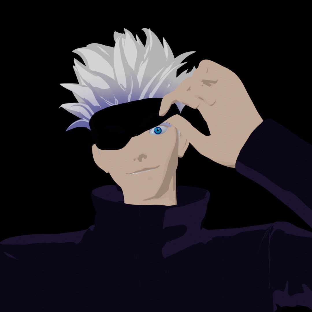 Gojo Satoru 3D model_4