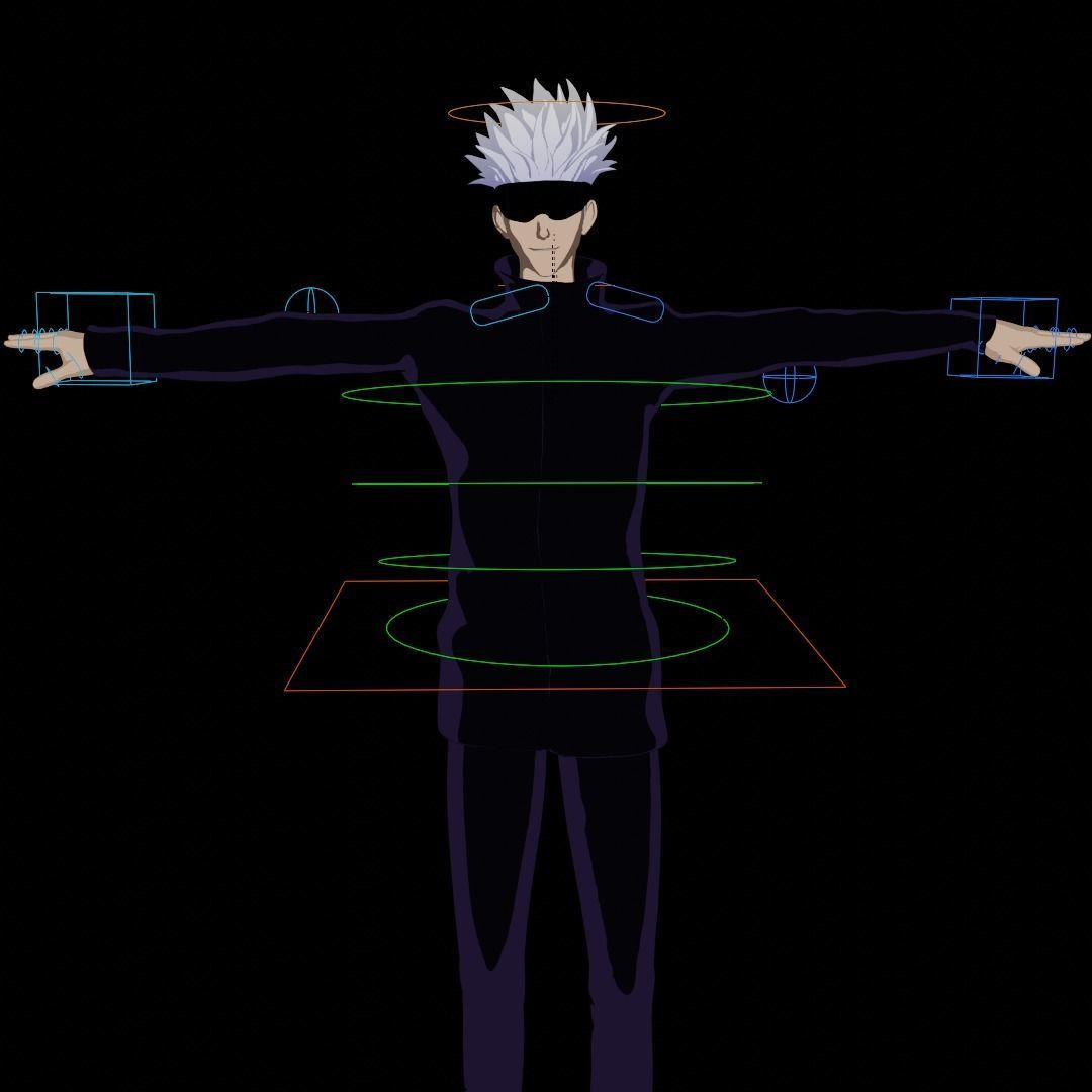 Gojo Satoru 3D model_6