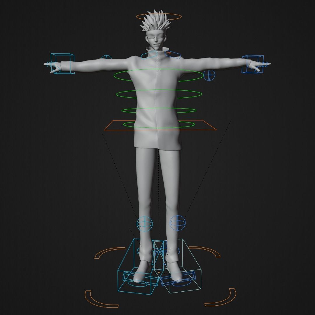 Gojo Satoru 3D model_9