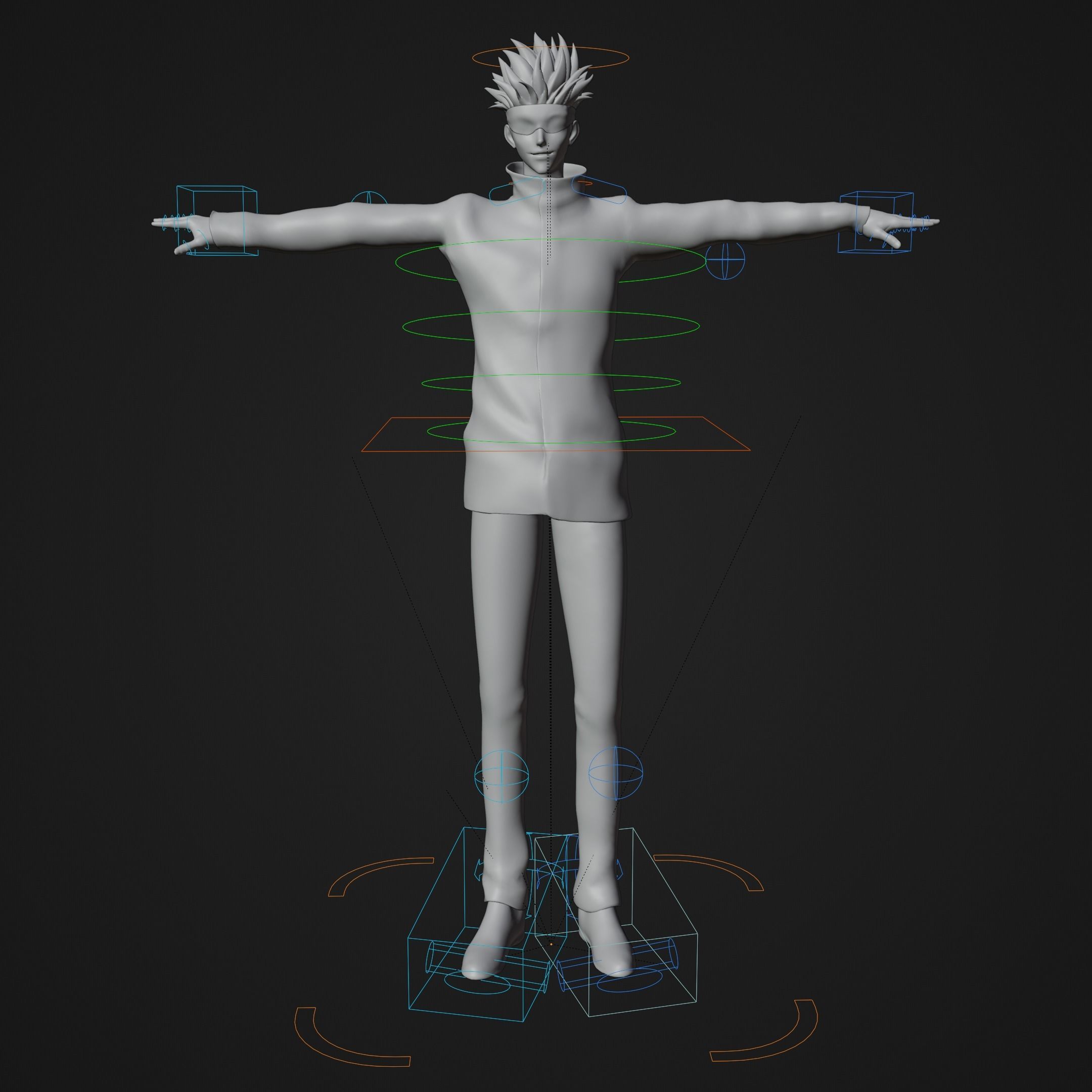 Gojo Satoru 3D model_10