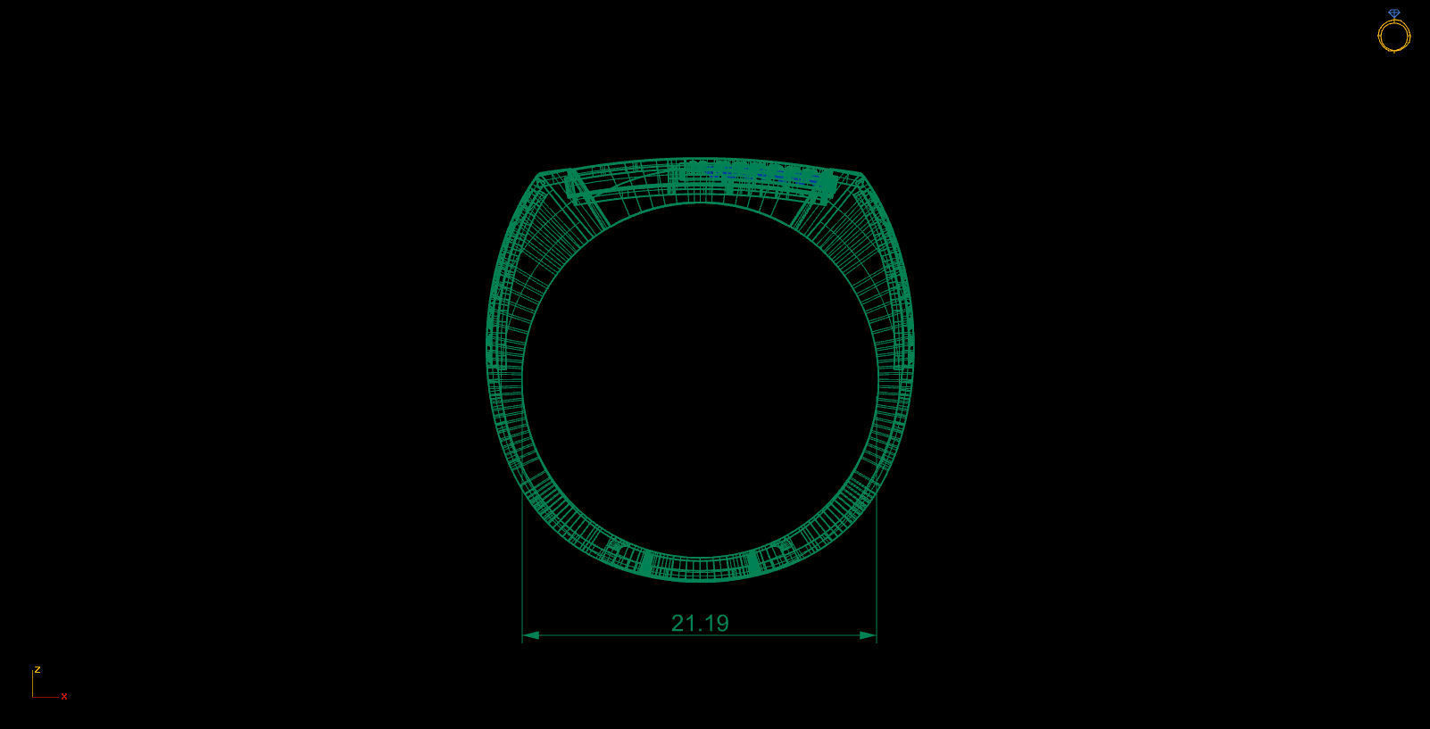 Man ring-11 3D print model_2