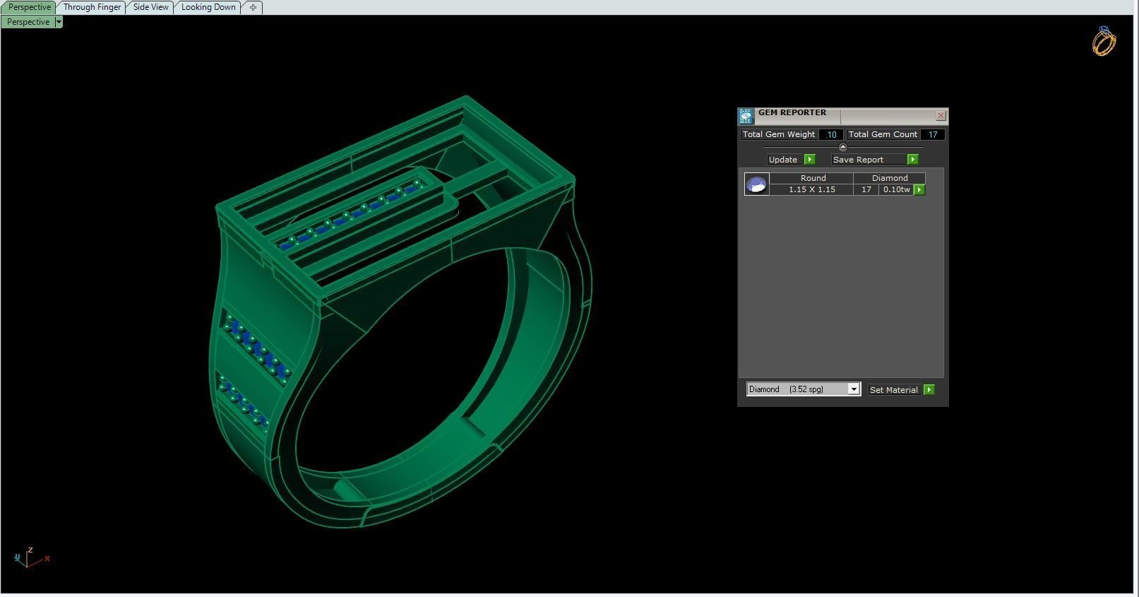Man ring-13 3D print model_1