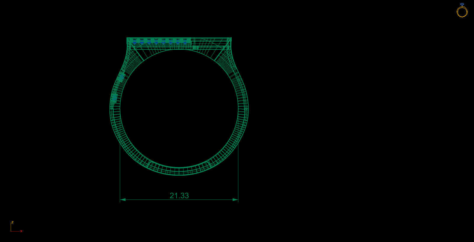 Man ring-13 3D print model_5