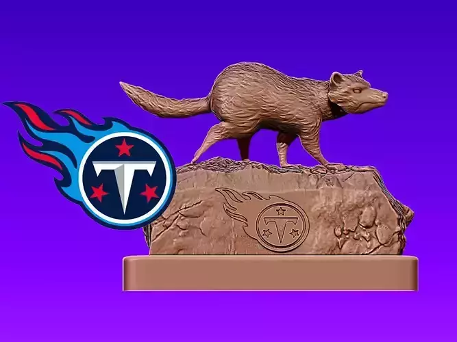 NFL - TENNESSEE TITANS MASSCOT - AMERICAN FOOTBALL - 3D PRINT