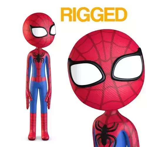 Spiderman Rigged