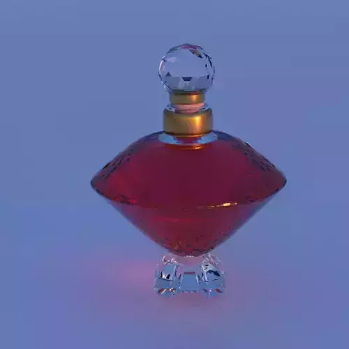 Rare expensive luxurious whiskey bottle