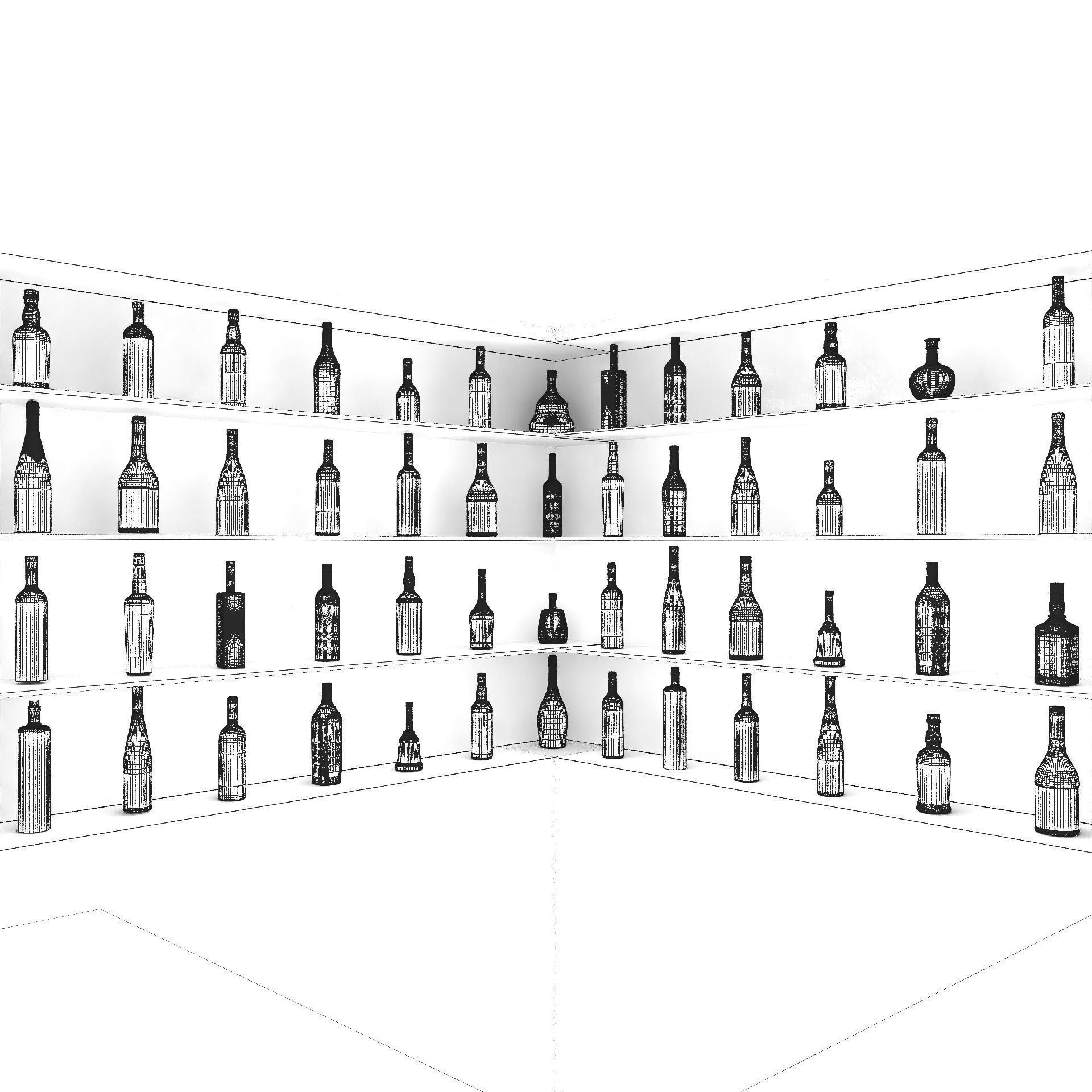 Corner Bar 3D model_15