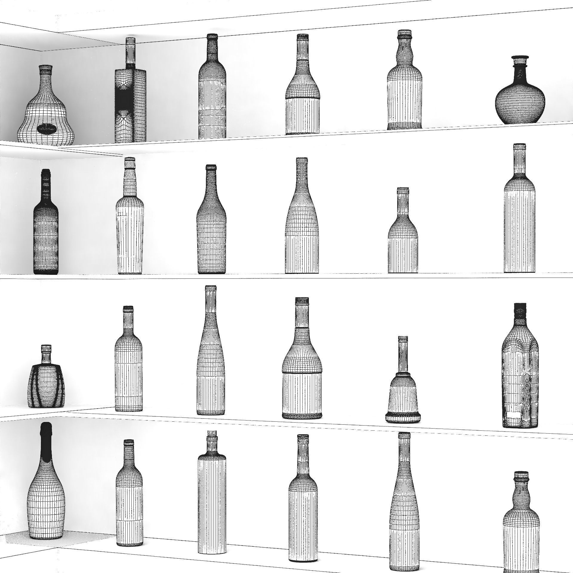 Corner Bar 3D model_23