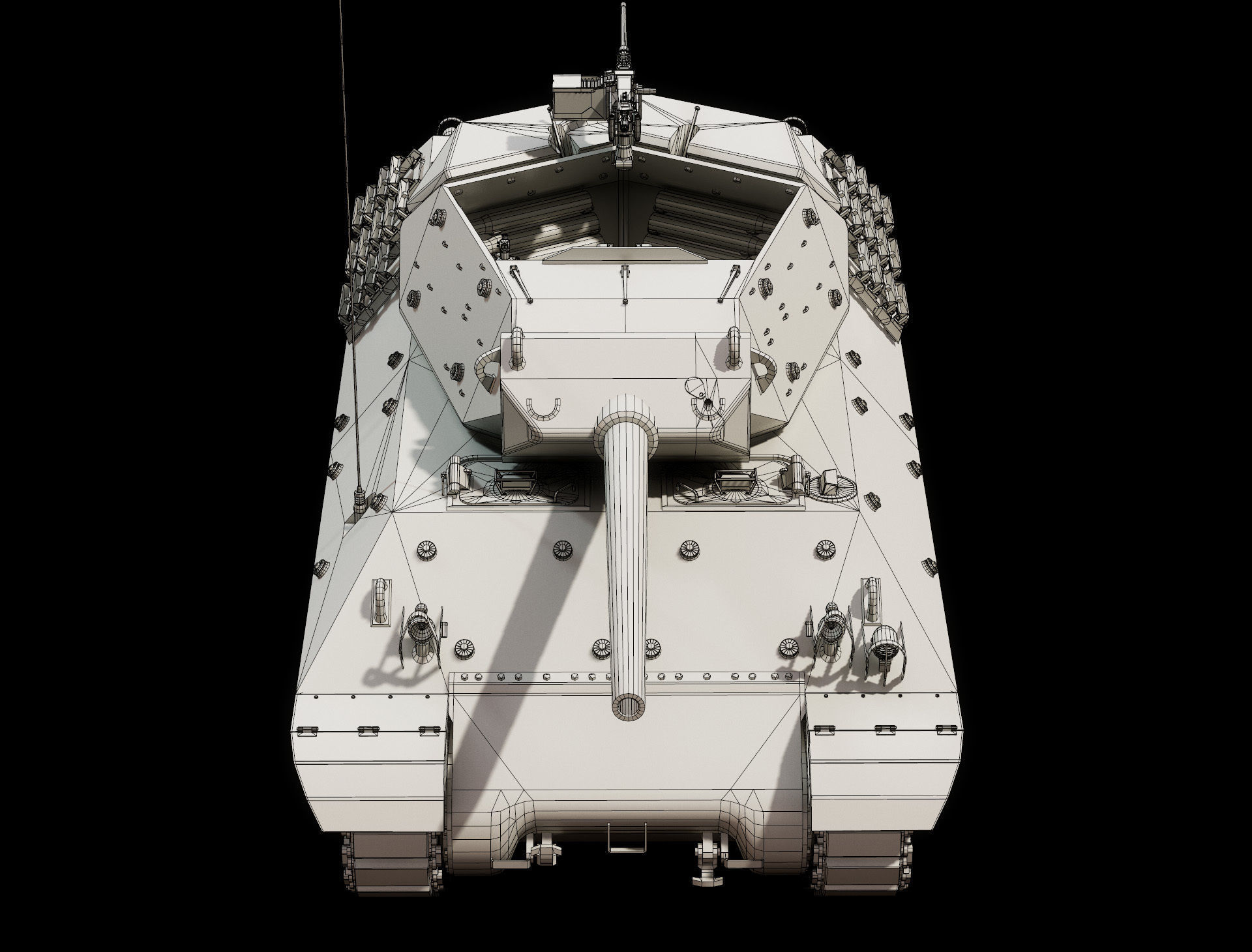 M10 GMC - Base Mesh 3D model_5