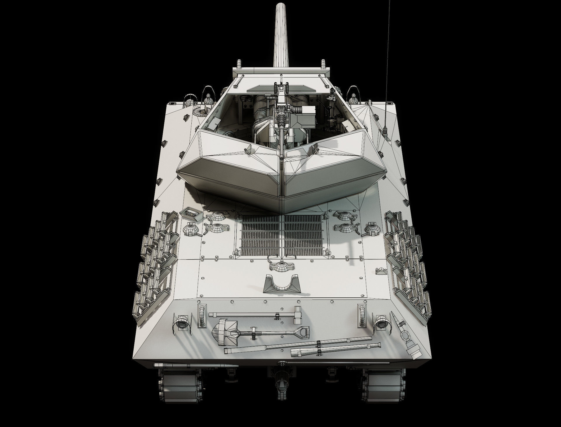 M10 GMC - Base Mesh 3D model_6