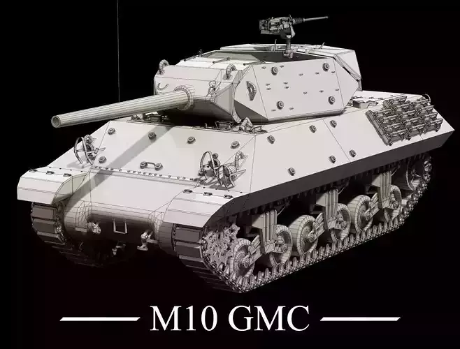 M10 GMC - Base Mesh 3D model