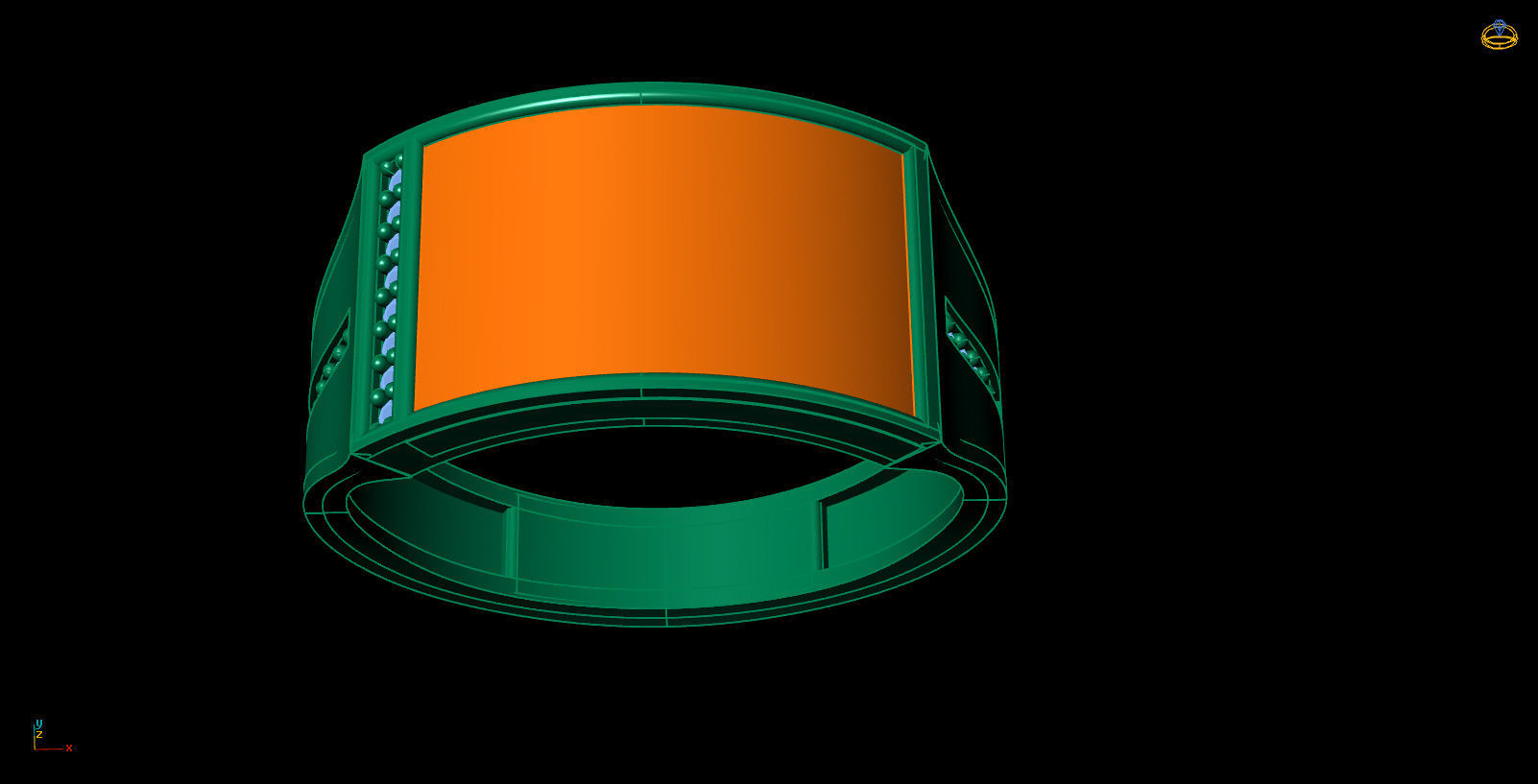 Man ring-16 3D print model_6