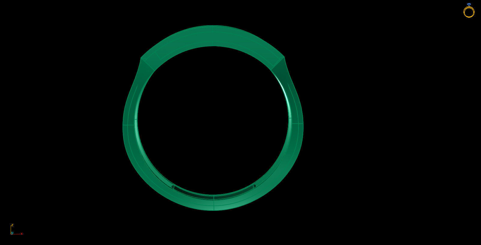 Man ring-16 3D print model_2