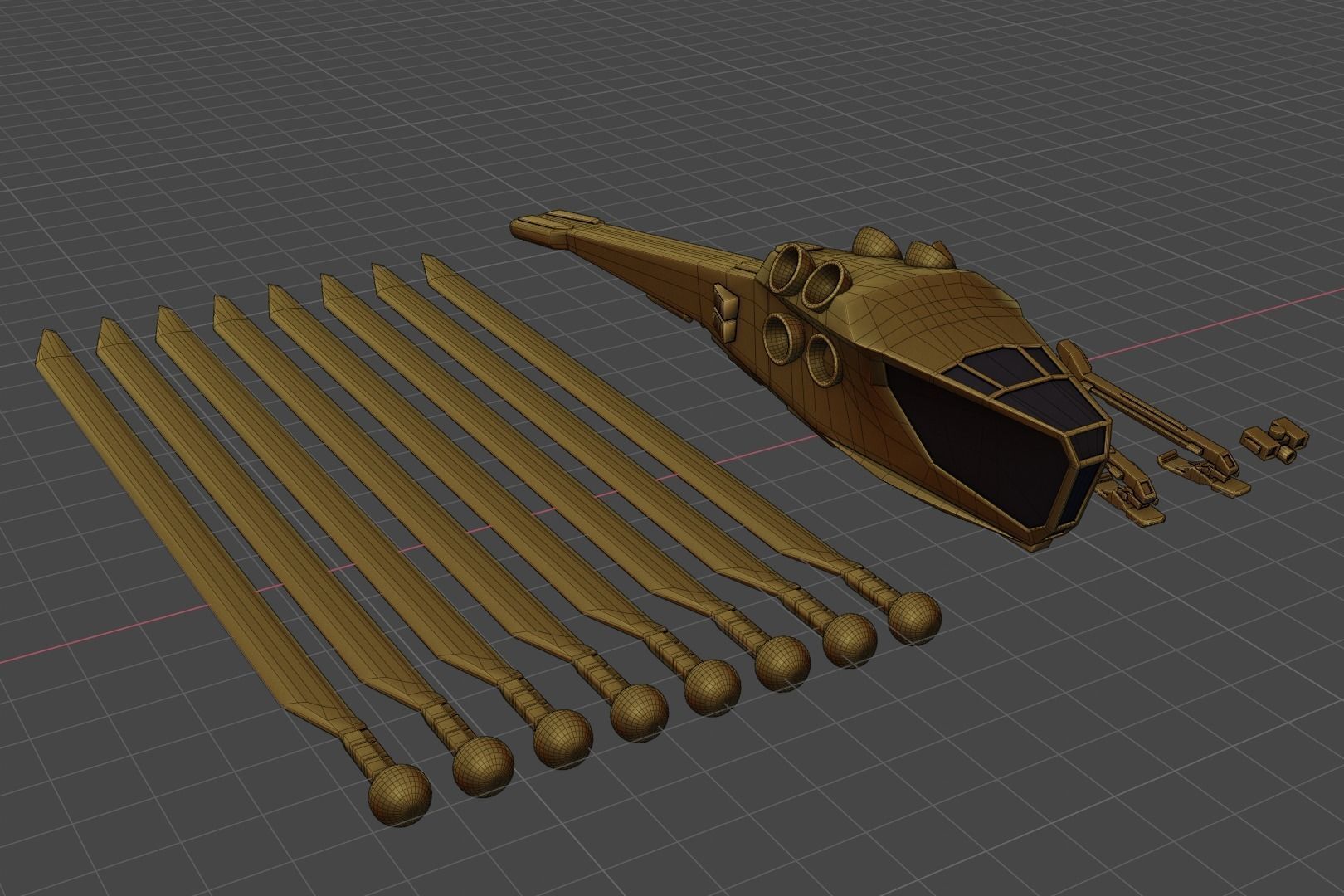 ORNITHOPTER from DUNE  3D print model_10
