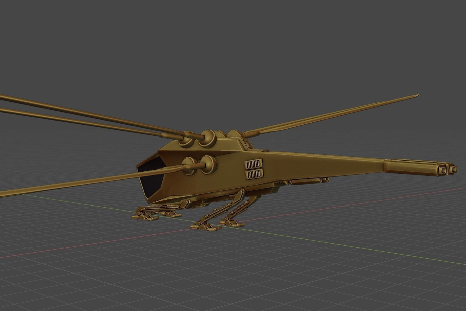 ORNITHOPTER from DUNE  3D print model_4