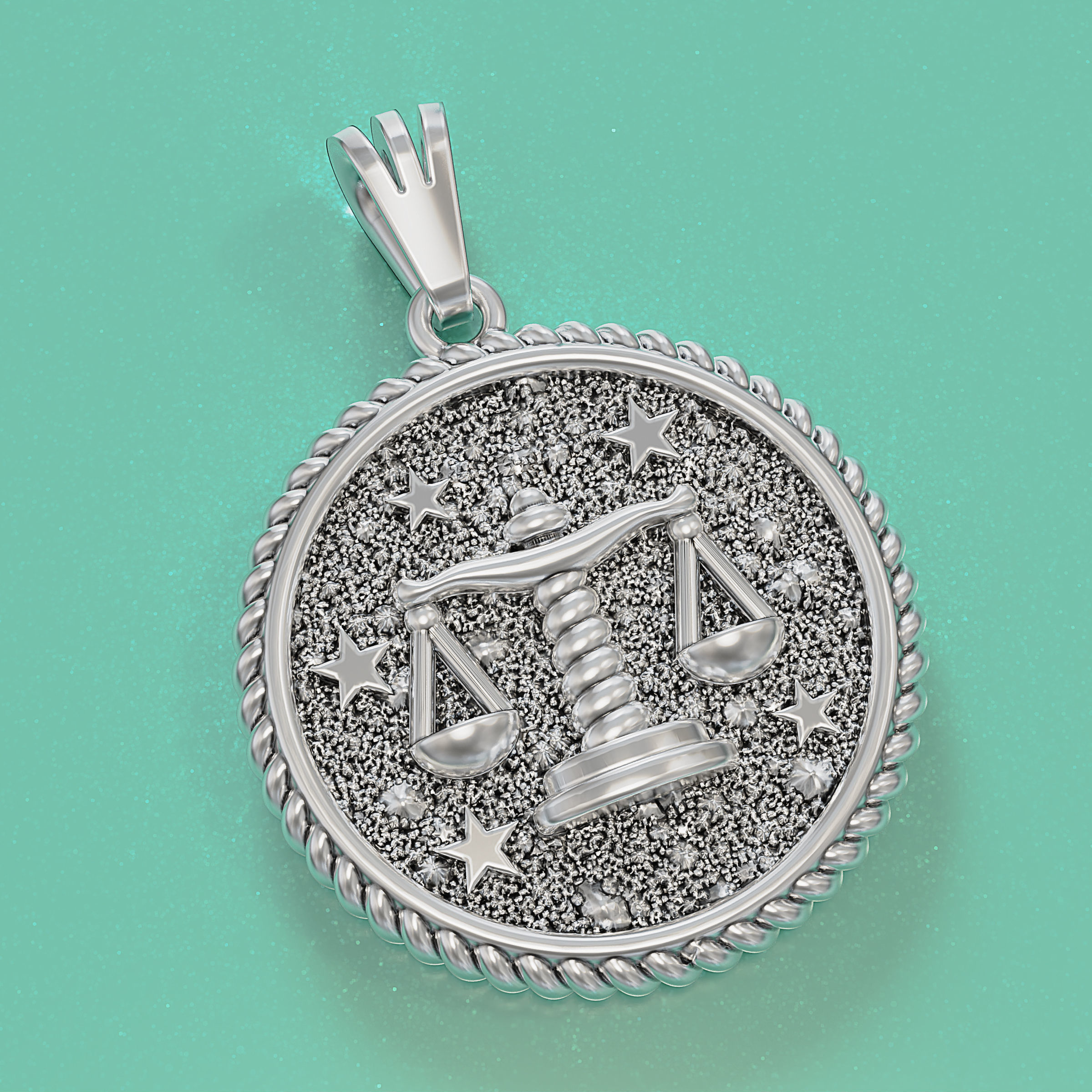 Horoscope Libra 3D print model_1