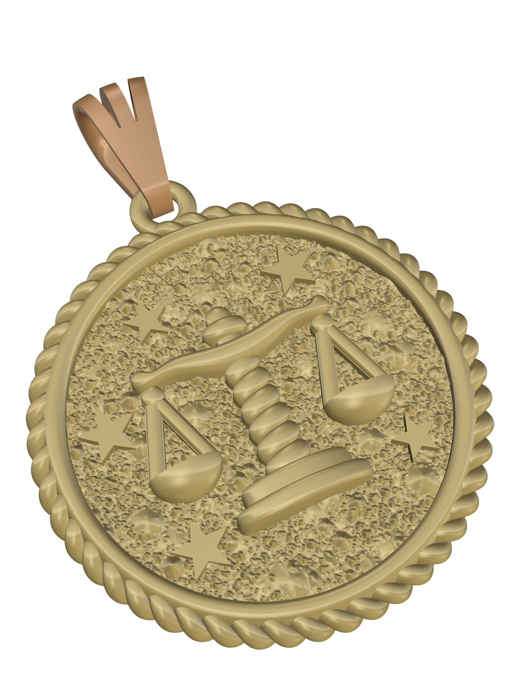 Horoscope Libra 3D print model_3