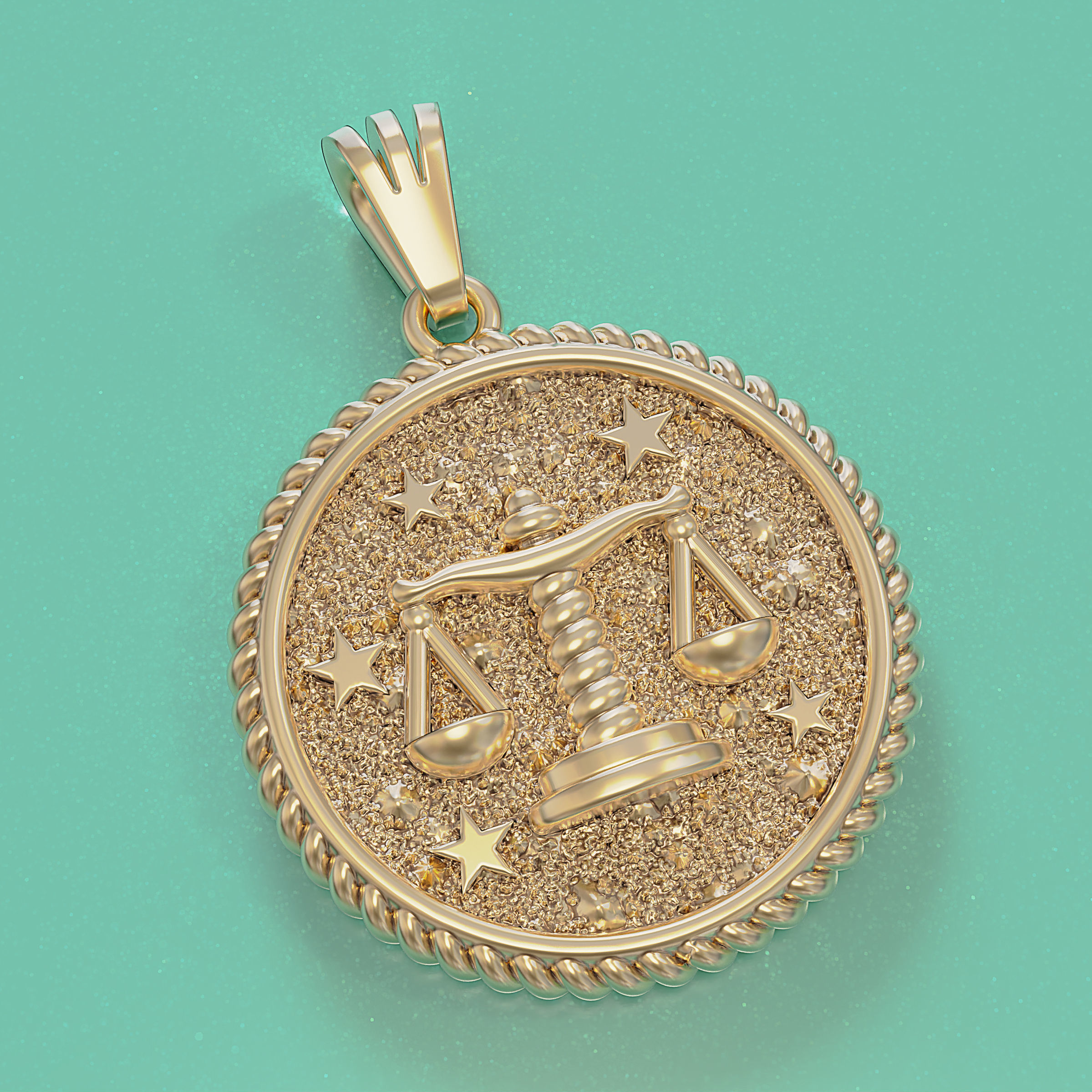 Horoscope Libra 3D print model_9