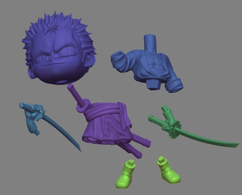 Roronoa Zoro - One Piece 3D print model_8
