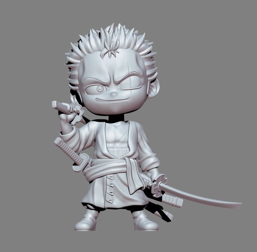 Roronoa Zoro - One Piece 3D print model_4
