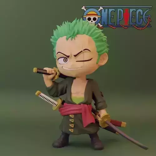 Roronoa Zoro - One Piece 3D print model