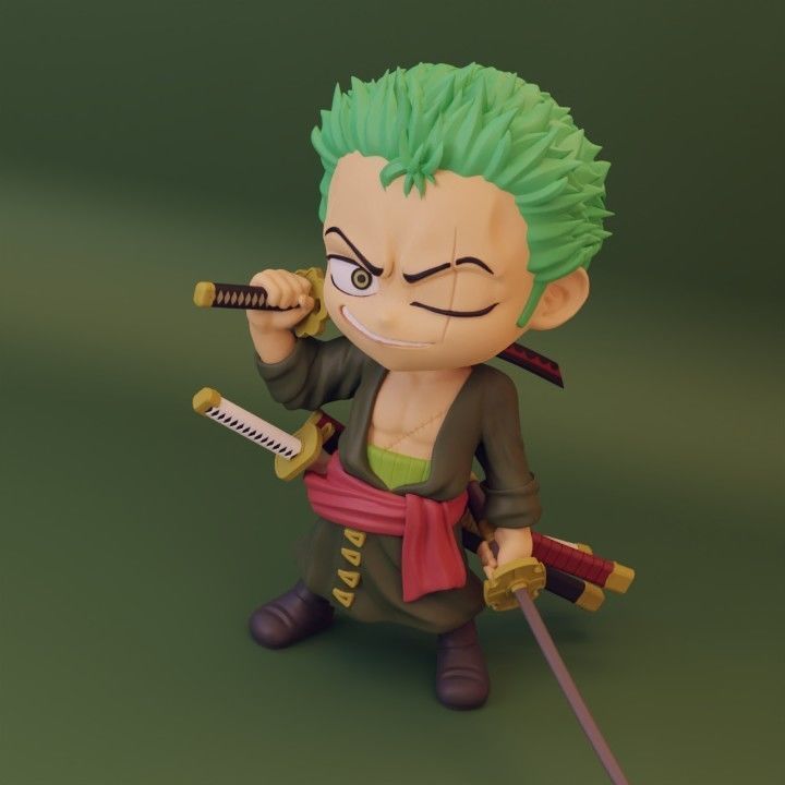 Roronoa Zoro - One Piece 3D print model_2