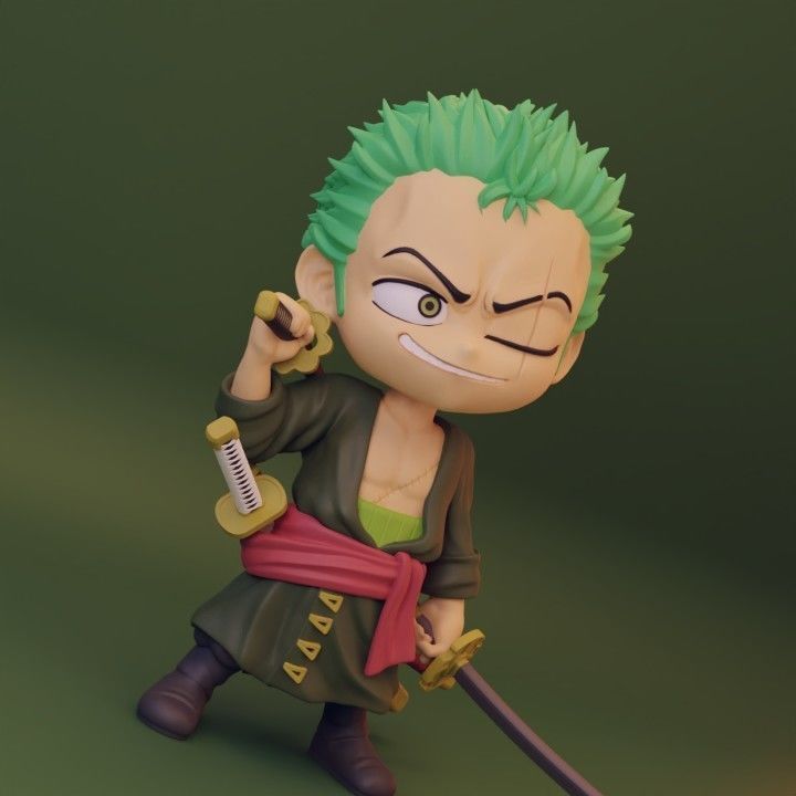 Roronoa Zoro - One Piece 3D print model_3