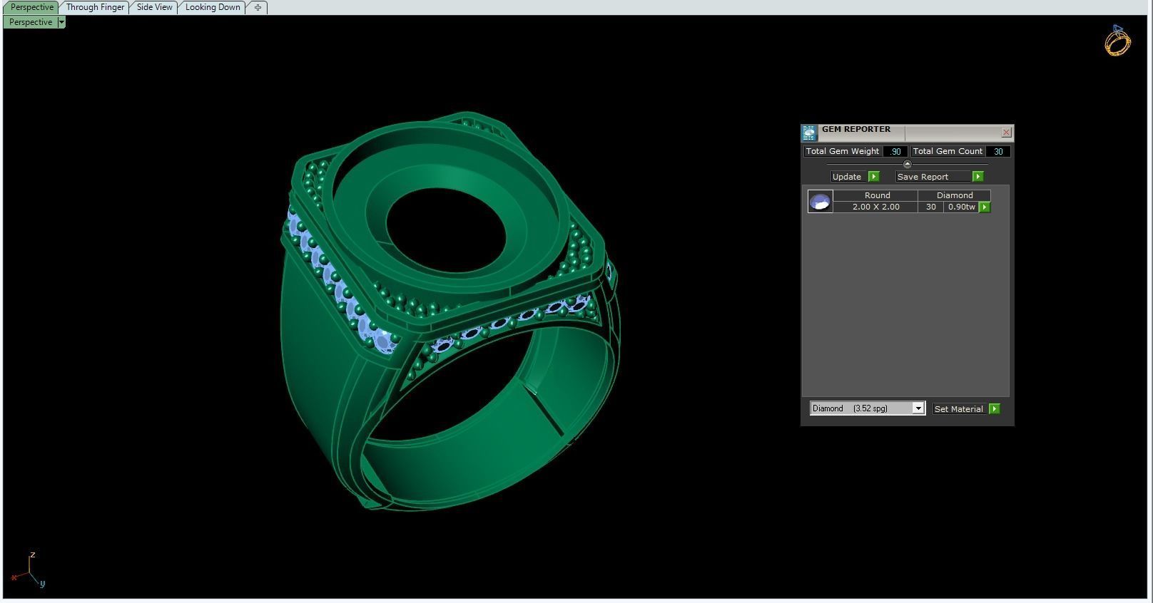 Man ring-19 3D print model_1