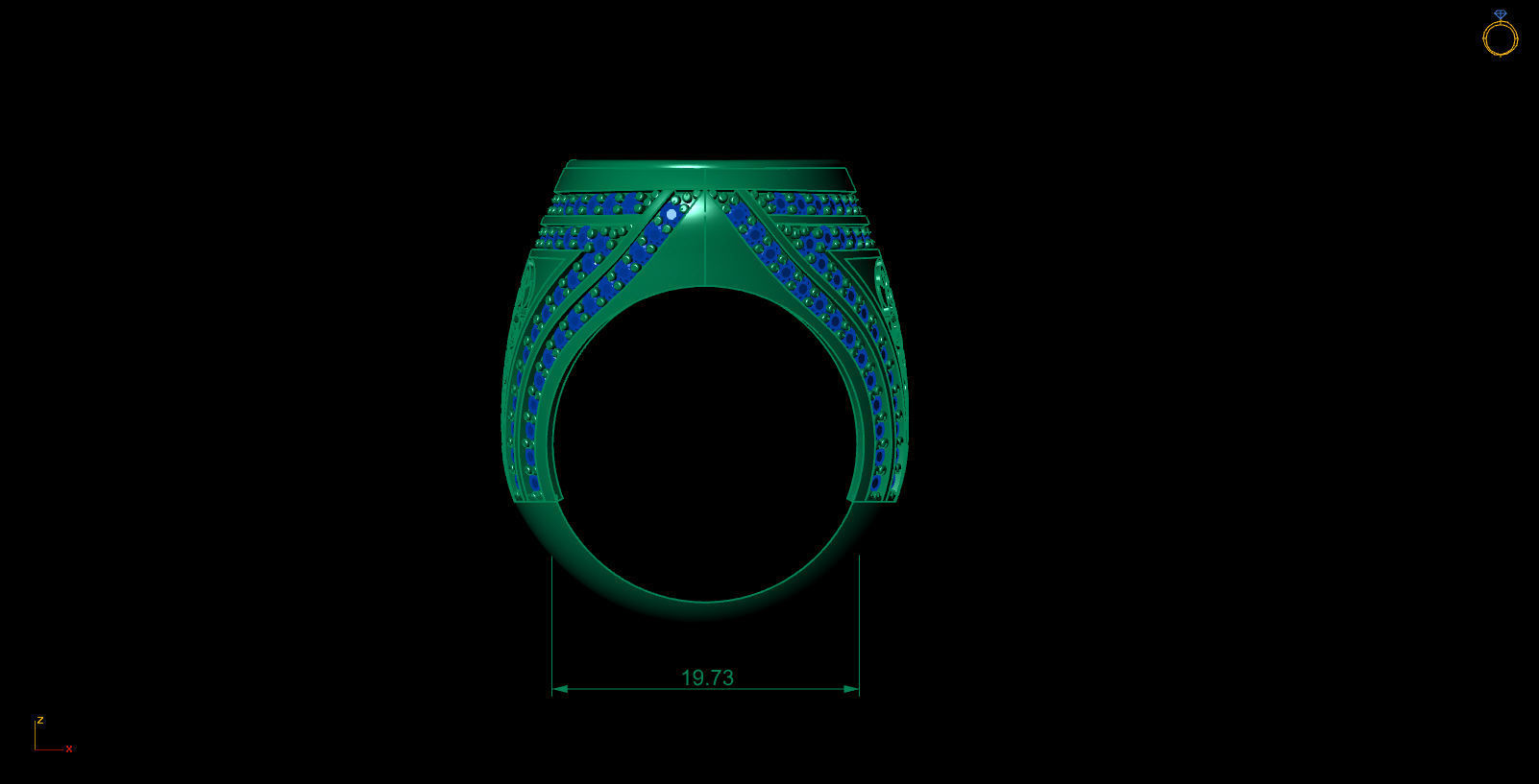 Man ring-20 3D print model_6
